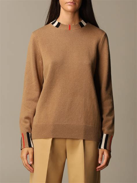 maglia burberry con frange|Maglia Burberry Donna .